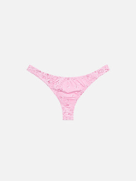 Nalu cheekiest swim briefs with bandanna print - MC2 Saint Barth