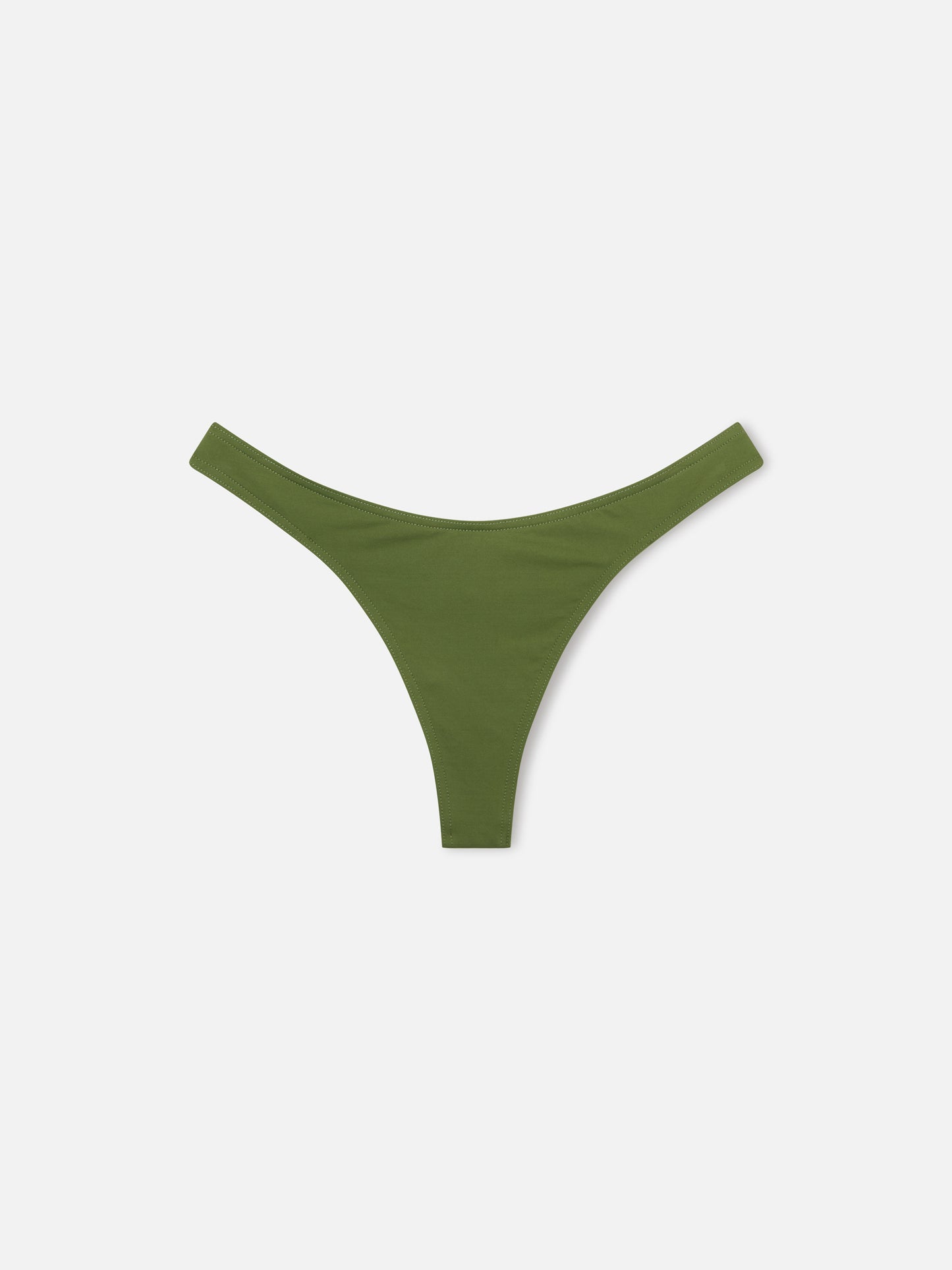 Naomi Brazilian bikini bottoms in solid military green