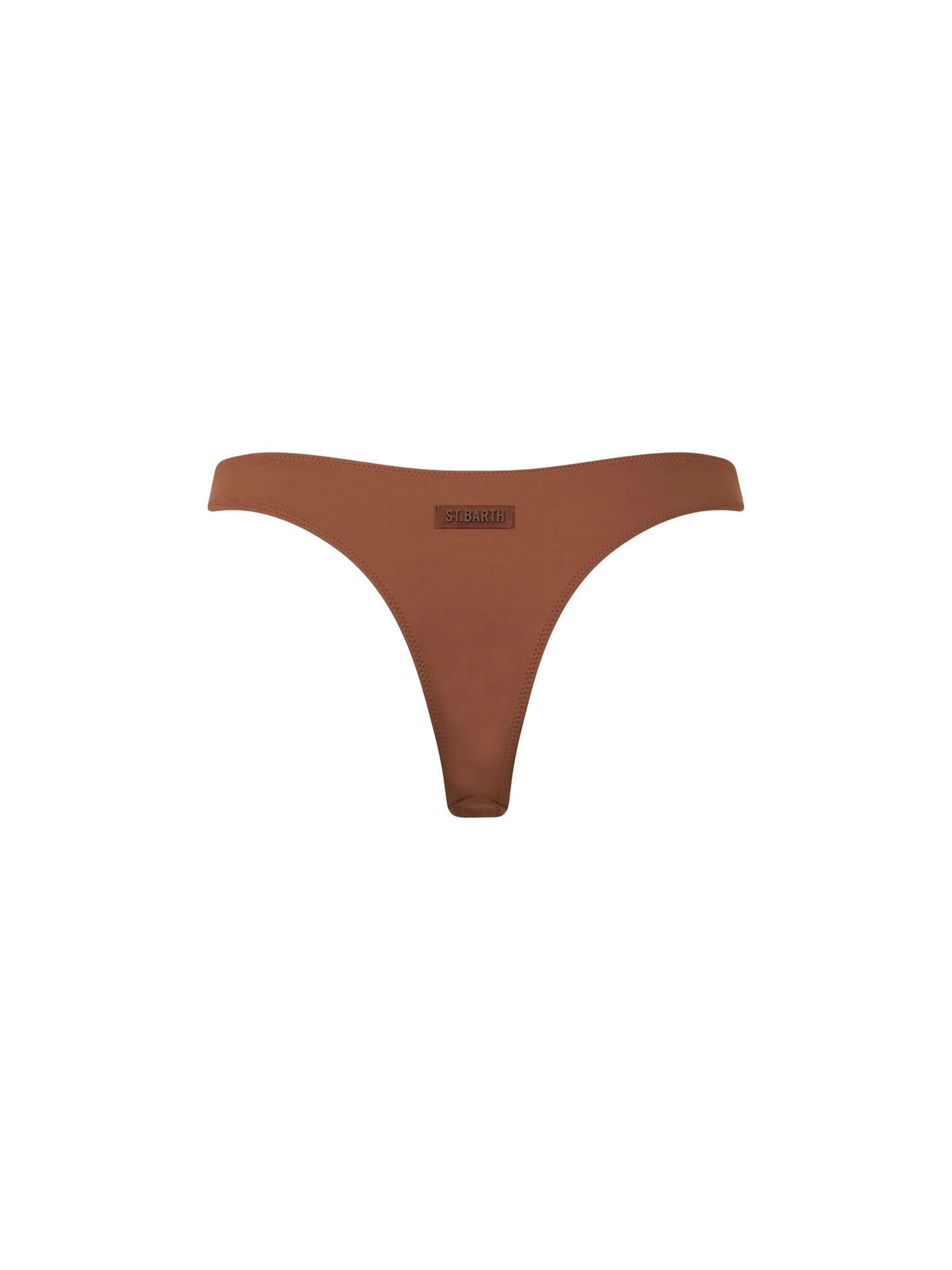Slip da bagno sgmabato da donna marrone Naomi