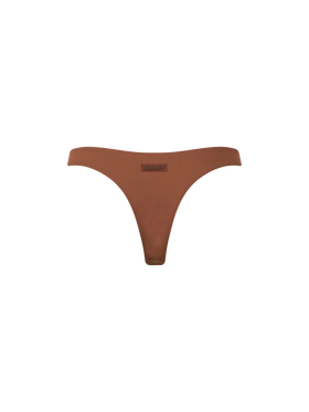 Slip da bagno sgmabato da donna marrone Naomi