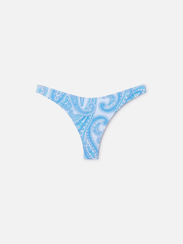 Naomi paisley print cheeky swim briefs