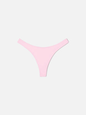 Naomi Brazilian bikini bottoms in solid pastel pink