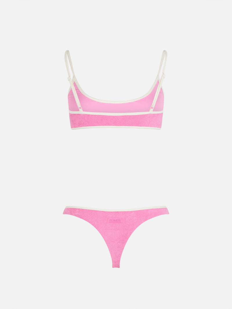 Bikini bralette per donna Judy Naomi in spugna con bordino