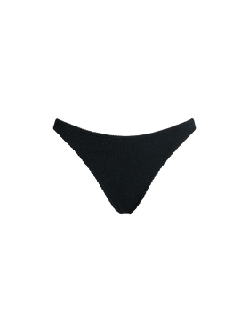 Slip da bagno da donna nero crinkle Naomi