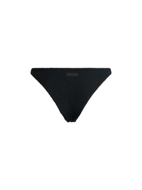Slip da bagno da donna nero crinkle Naomi
