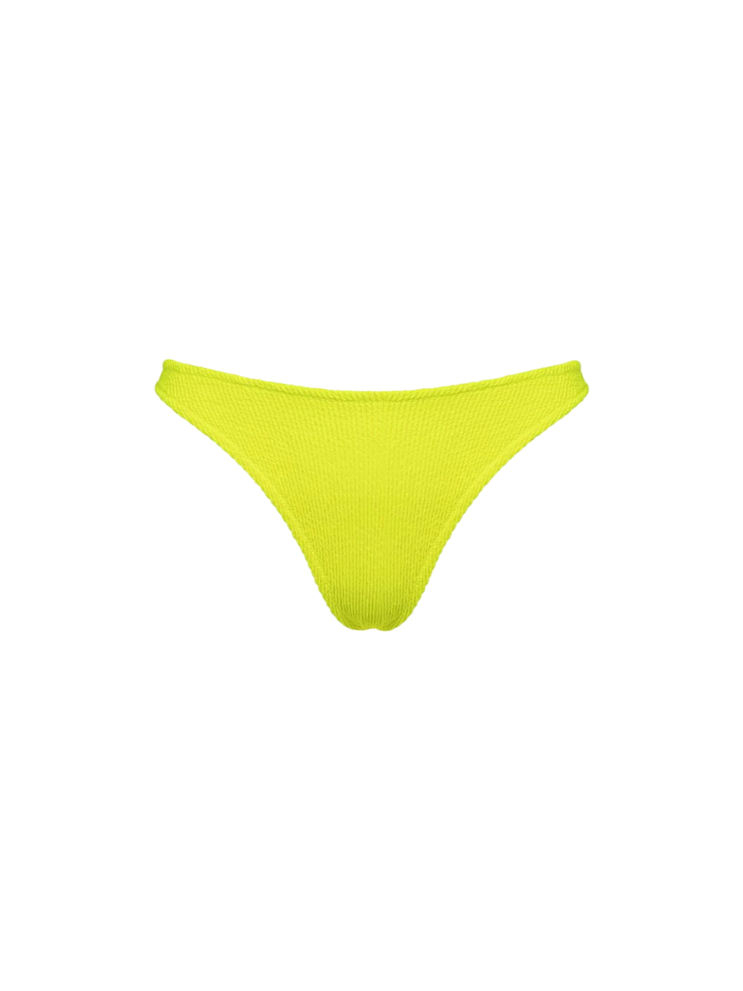 Slip da bagno da donna sgambato giallo fluo Naomi