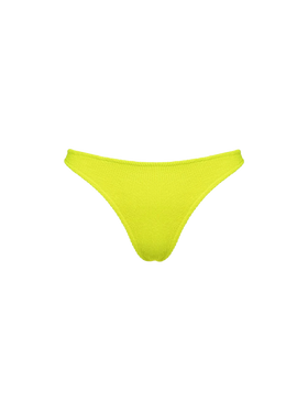 Slip da bagno da donna sgambato giallo fluo Naomi
