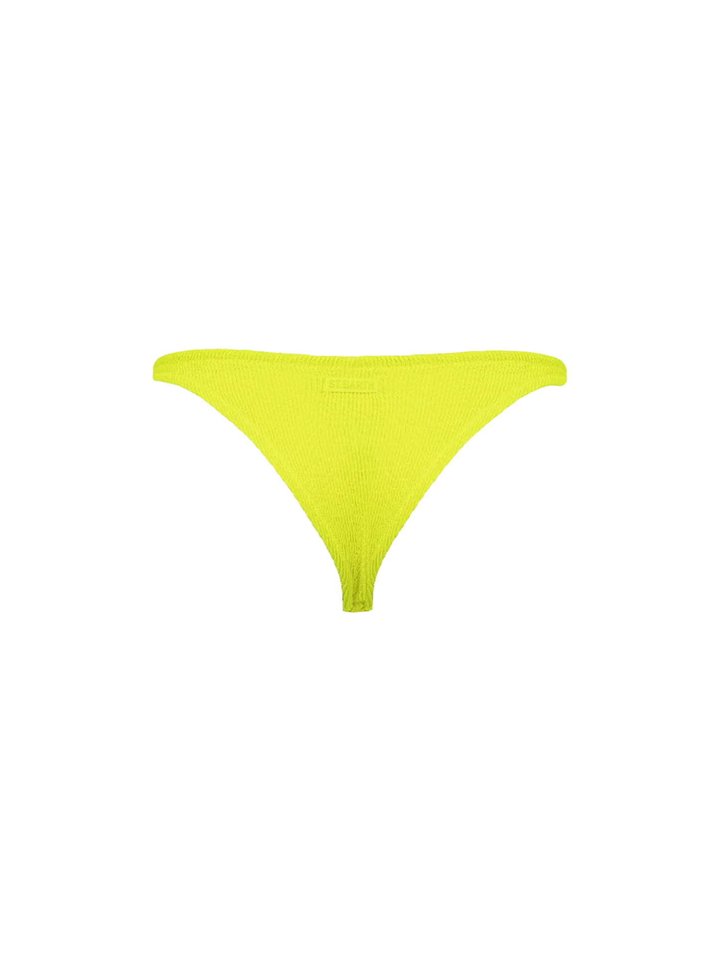 Slip da bagno da donna sgambato giallo fluo Naomi