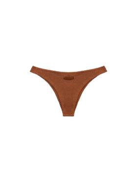 Naomi slip mare cheeky in crinkle color marrone cammello