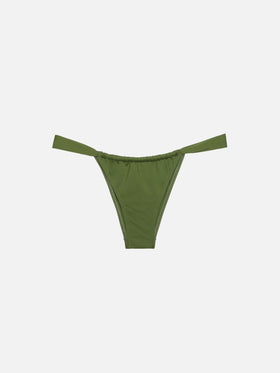 Noelle military green cheekiest swim briefs