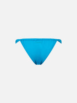 Woman turquoise cheekiest swim briefs Noelle