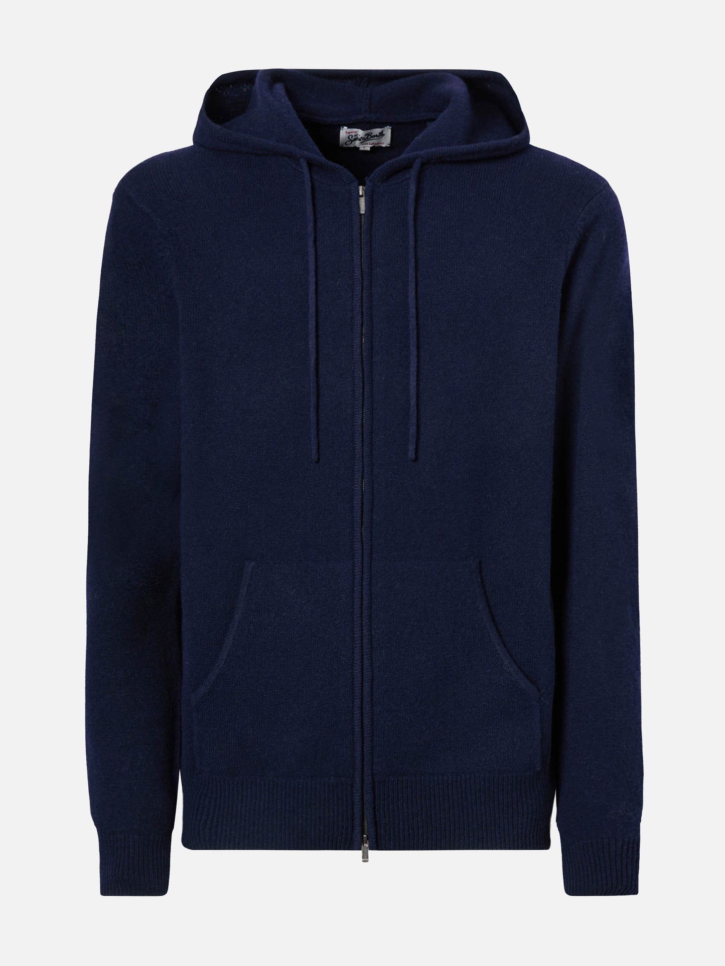 Notting Hoodie aus 100 % Lammwolle, blau-marineblau