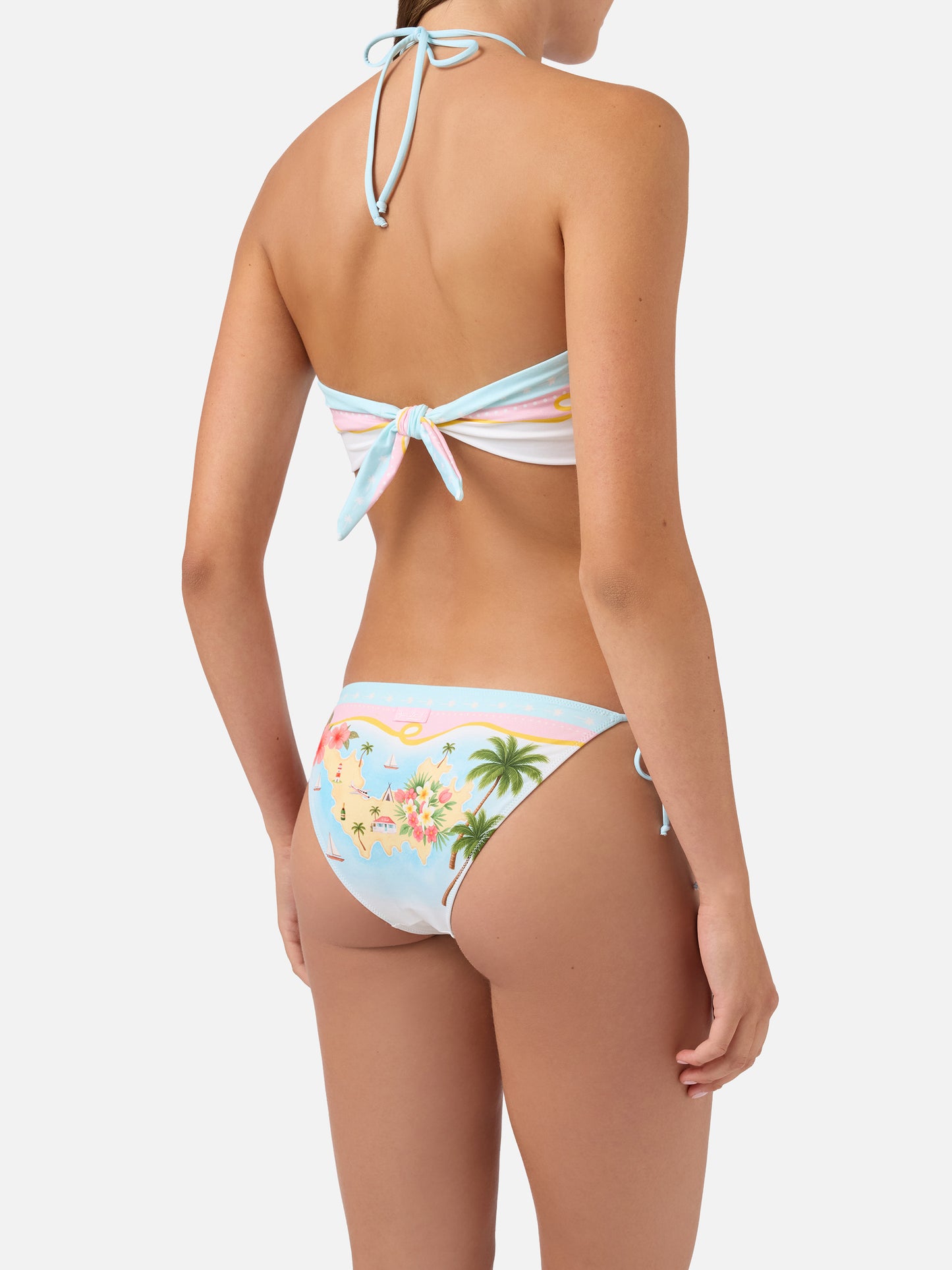 Bikini Nairobi Virgo multicolore St. Barth Map 
