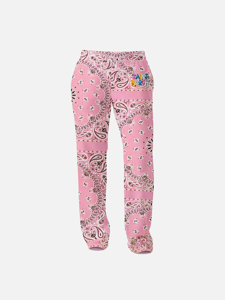 Pantaloni joggers Odalys Jr in cotone con stampa bandana
