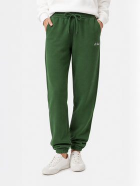 Pantaloni da jogging in pile Odalys verde militare