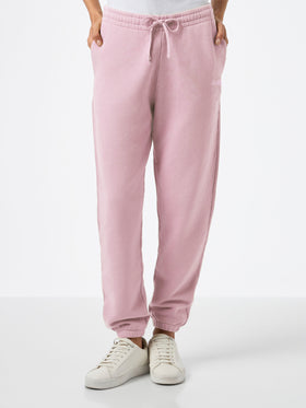 Pink cotton fleece jogger pants Odalys