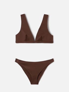 Ofelia Reanna bikini in brown solid color