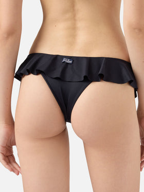 Woman cheeky swim briefs