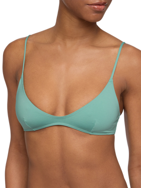 Paloma sage green scoop bralette