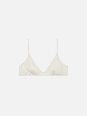 Paloma cream scoop bralette