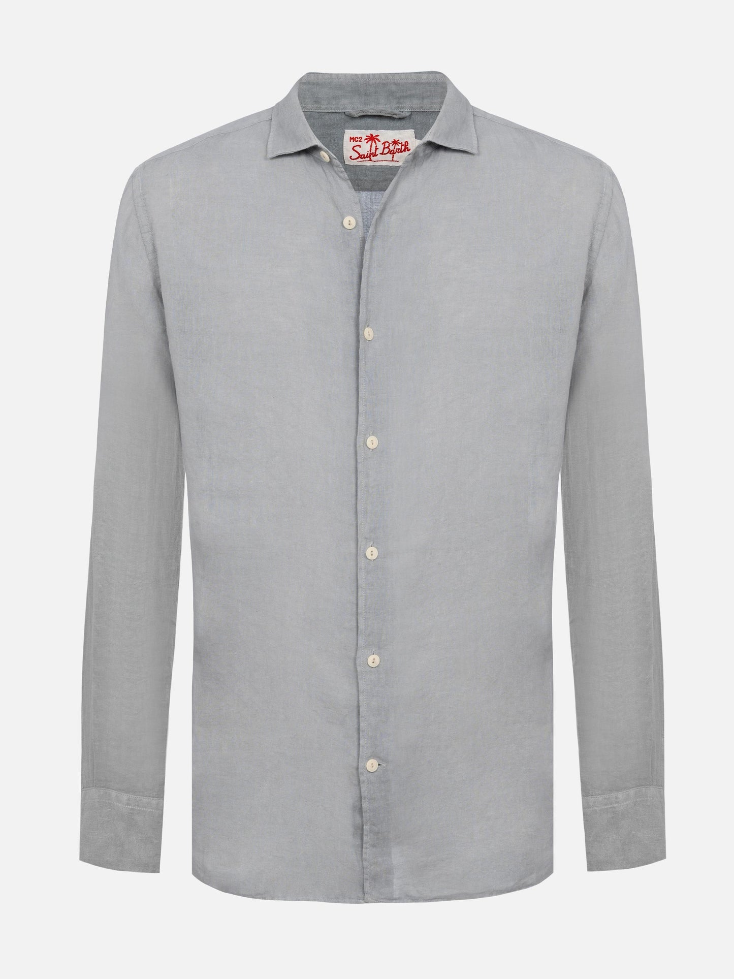 Grey linen shirt Pamplona