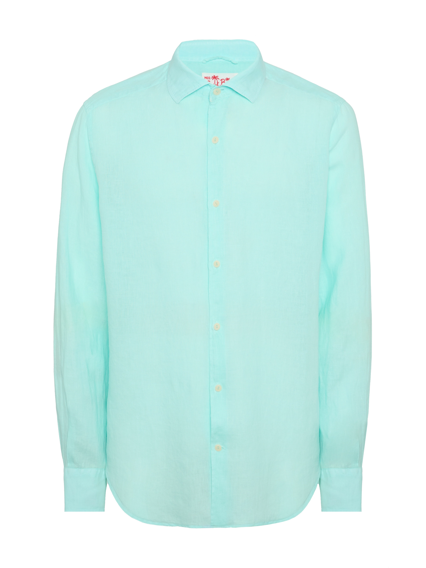 Water green linen shirt Pamplona
