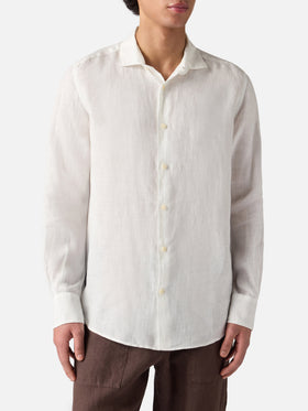 Pamplona linen shirt in white