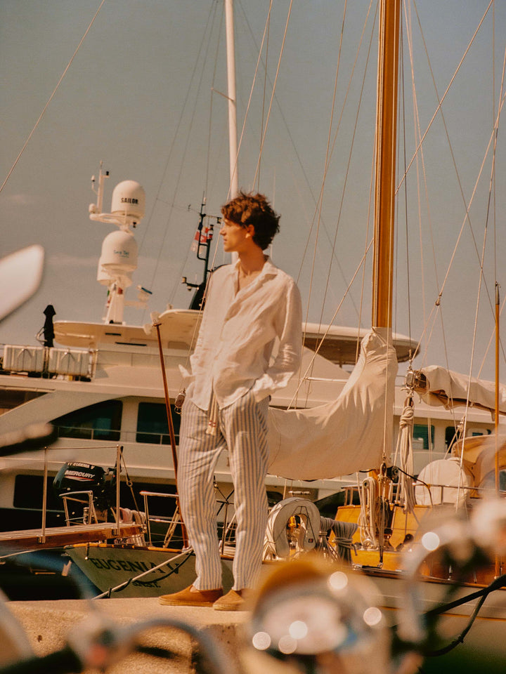 White linen shirt Pamplona