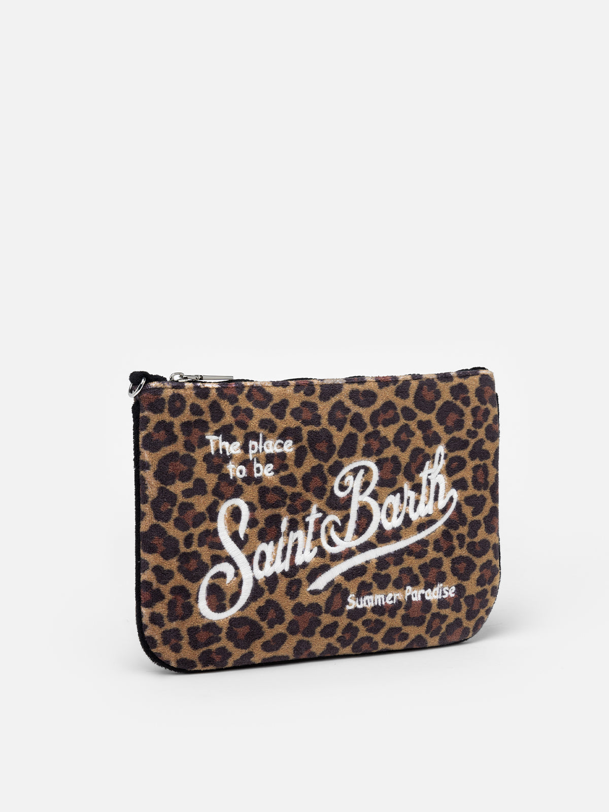 Pouch Parisienne in spugna animalier