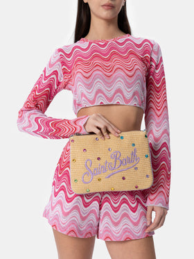 Parisienne Clutch mit Strassverzierung