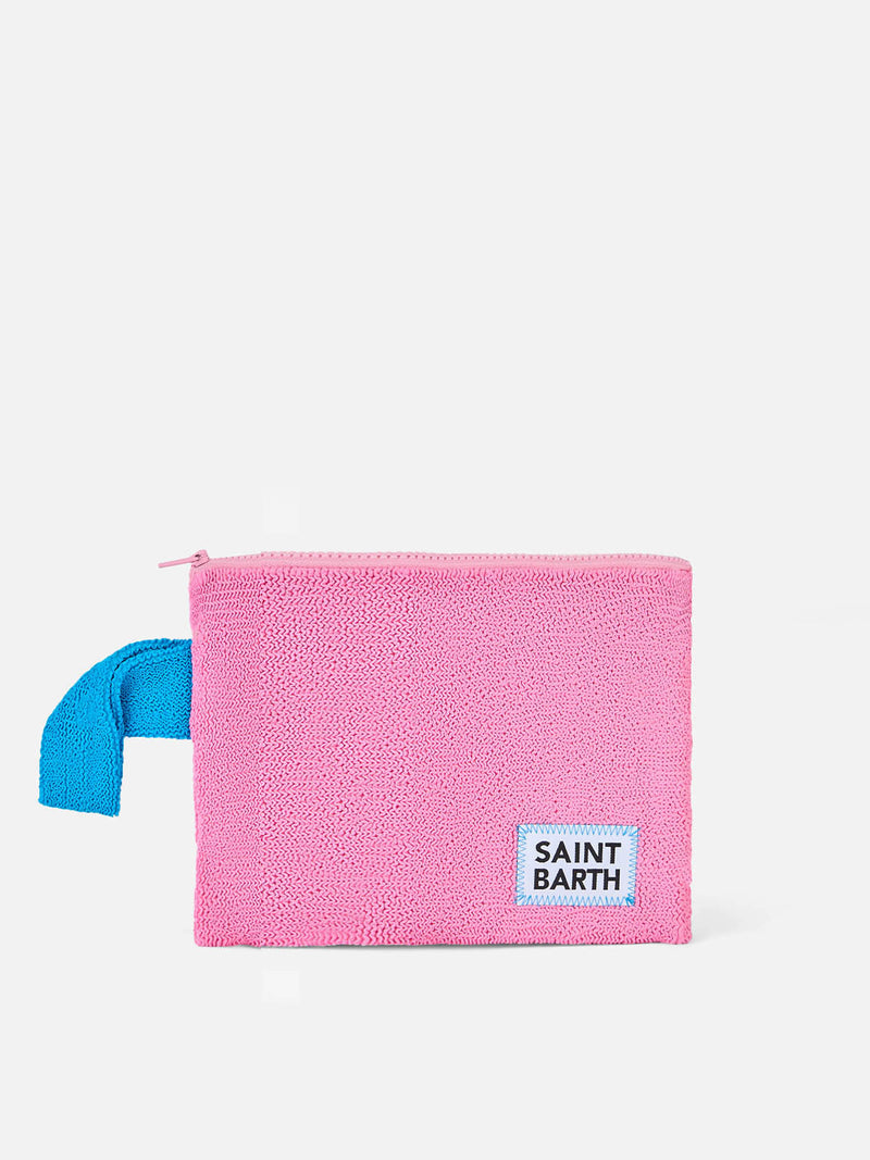 Pochette rosa crinkle Pareasy