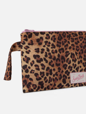 Pochette Pareasy con stampa leopardata