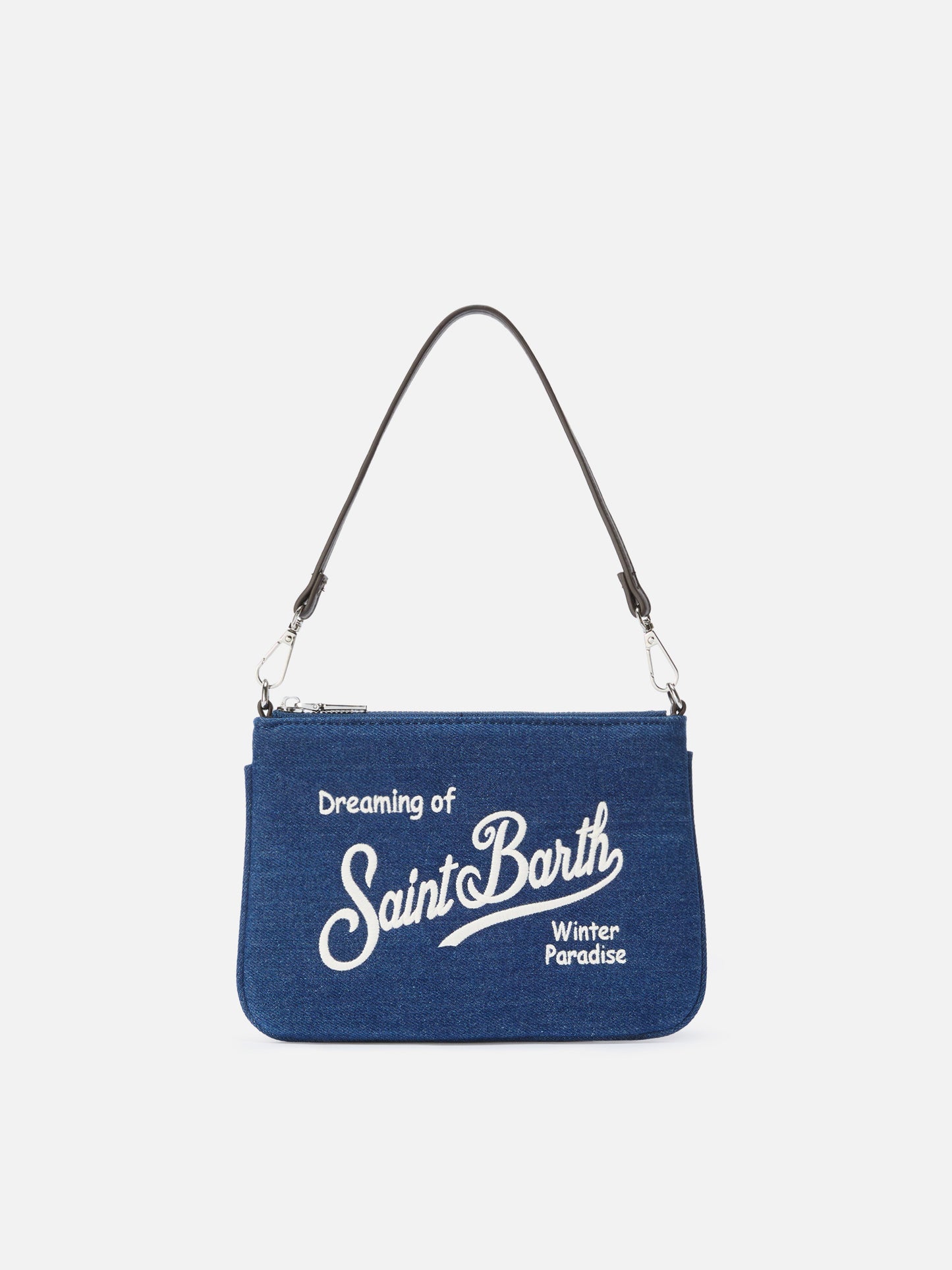 Parisienne Mini-Umhängetasche aus Denim