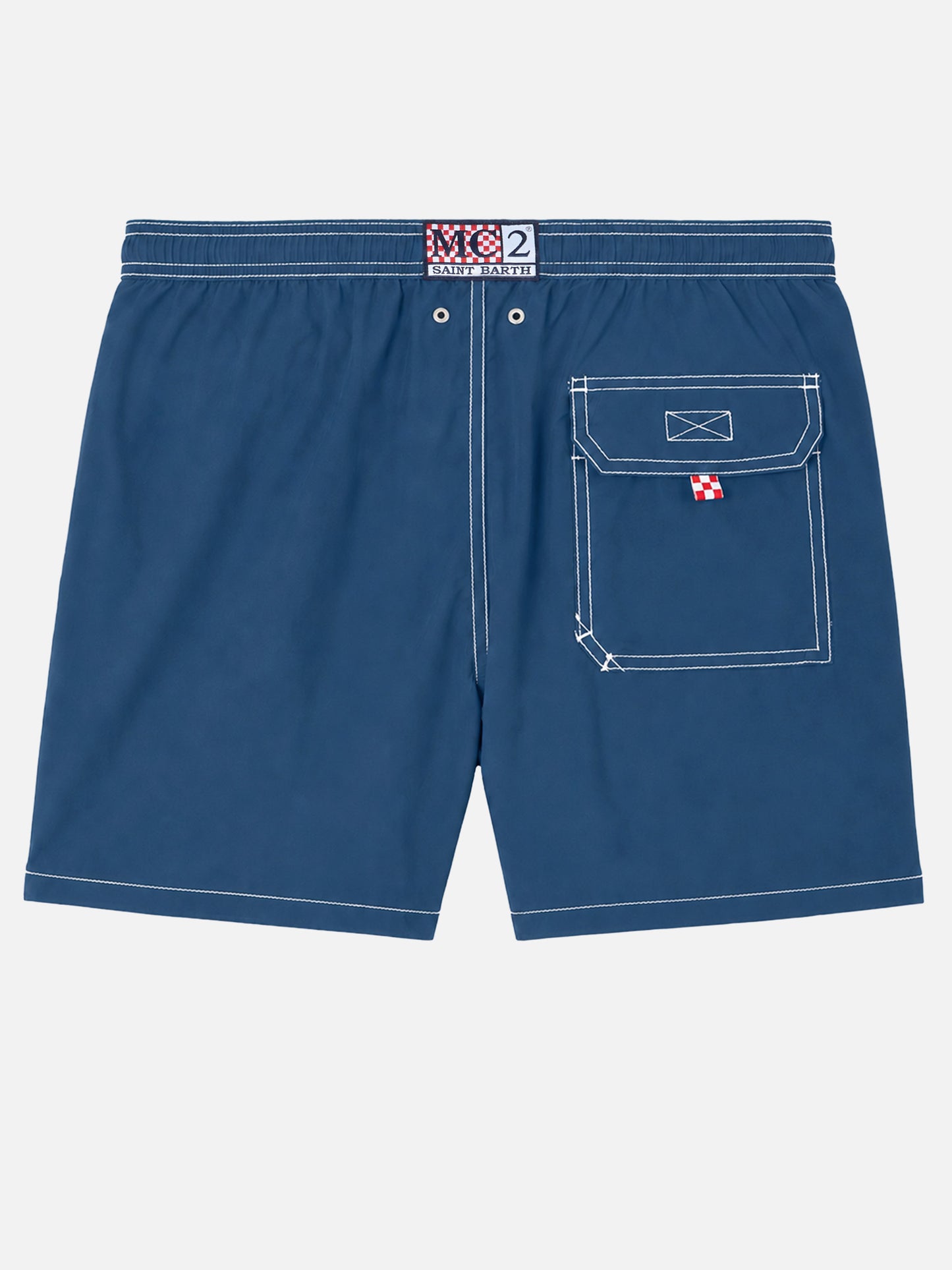 Short de bain léger classique bleu marine Patmos 