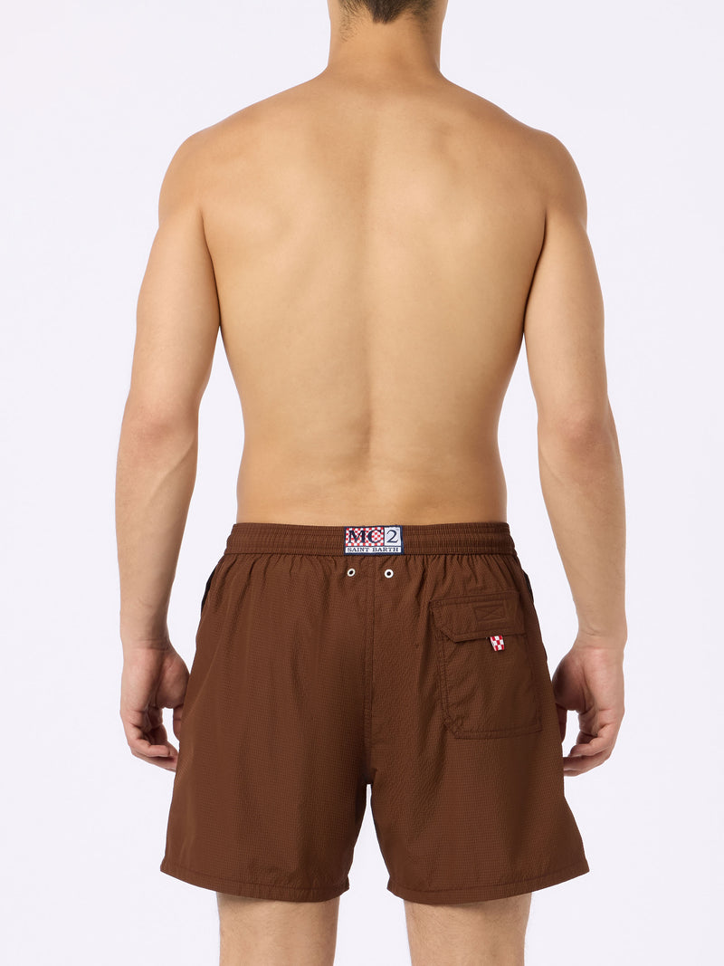 Herren-Badeshorts aus Seersucker Patmos