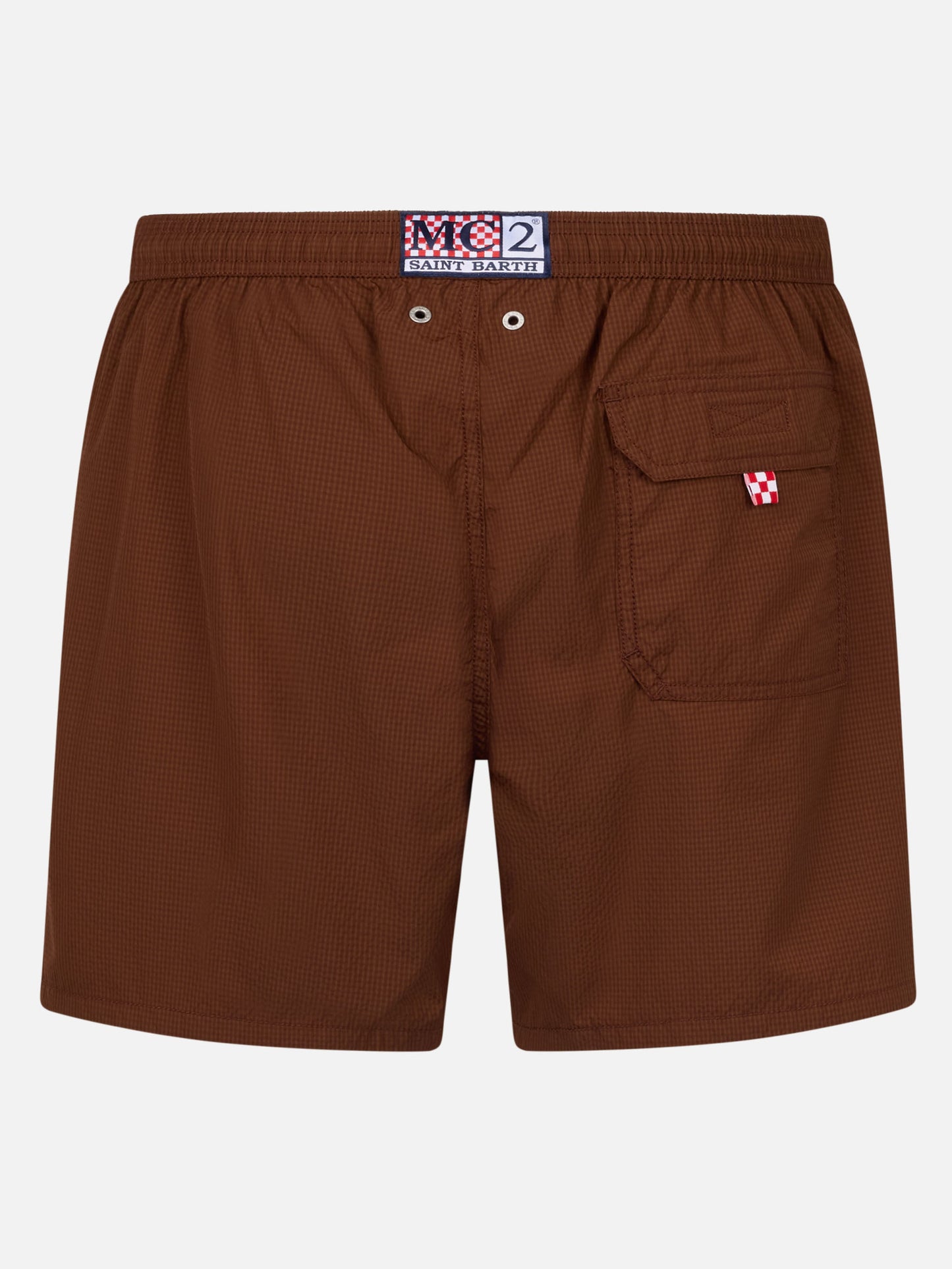 Herren-Badeshorts aus Seersucker Patmos