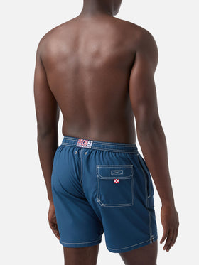 Light blue mid-length classic light swim shorts Patmos