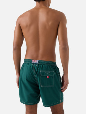 Short de bain classique Patmos en vert britannique 