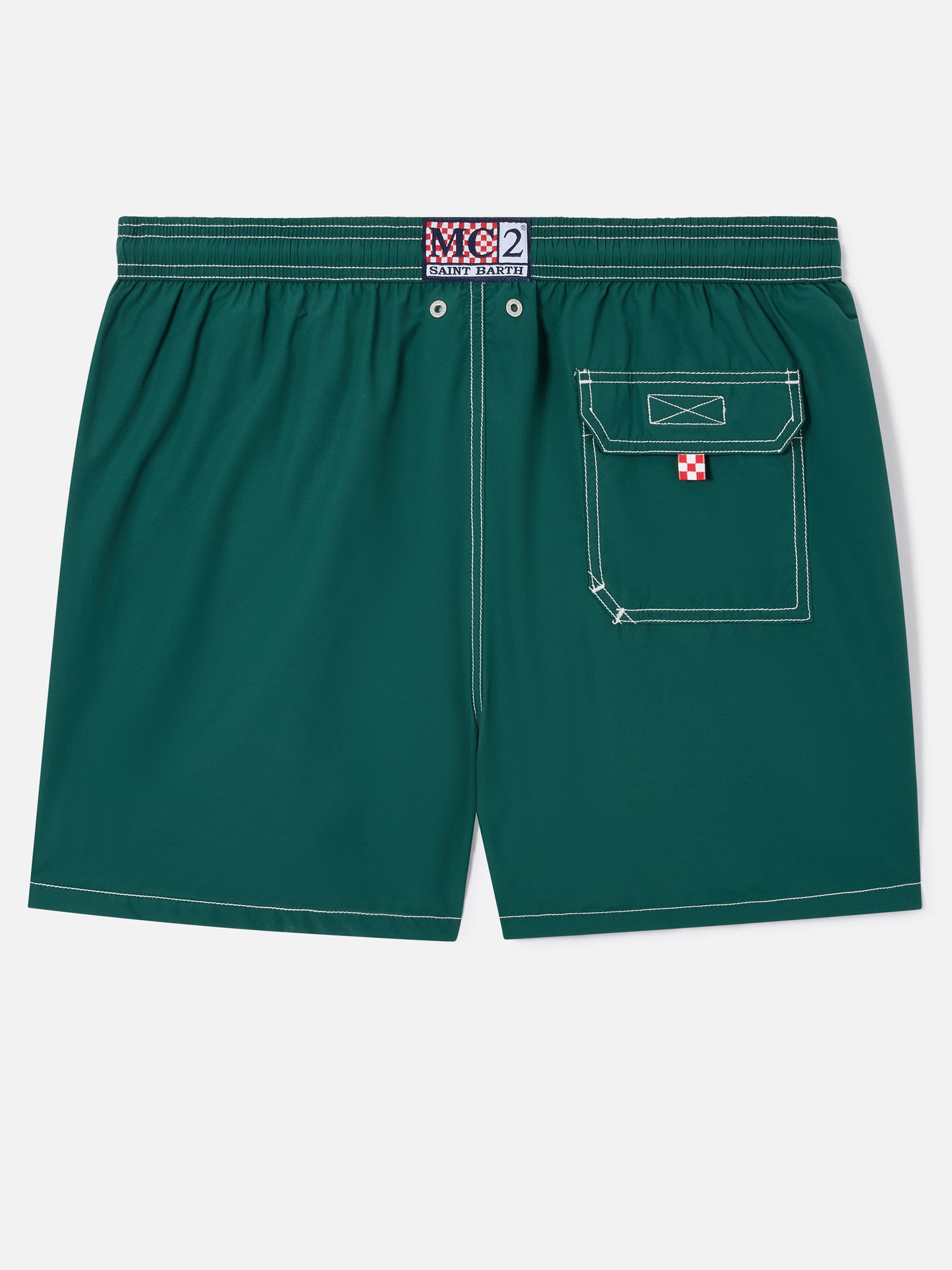 Patmos classic swim shorts in British green