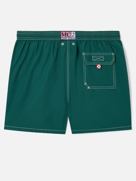 Patmos classic swim shorts in British green