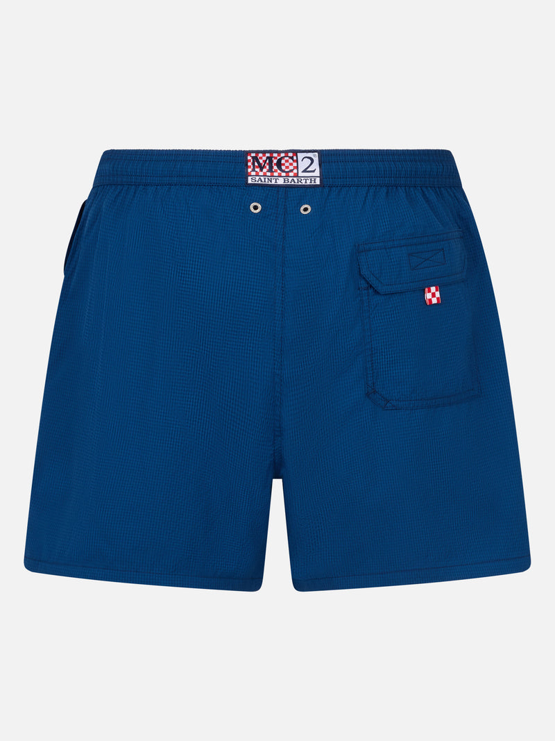 Herren-Badeshorts aus Seersucker Patmos