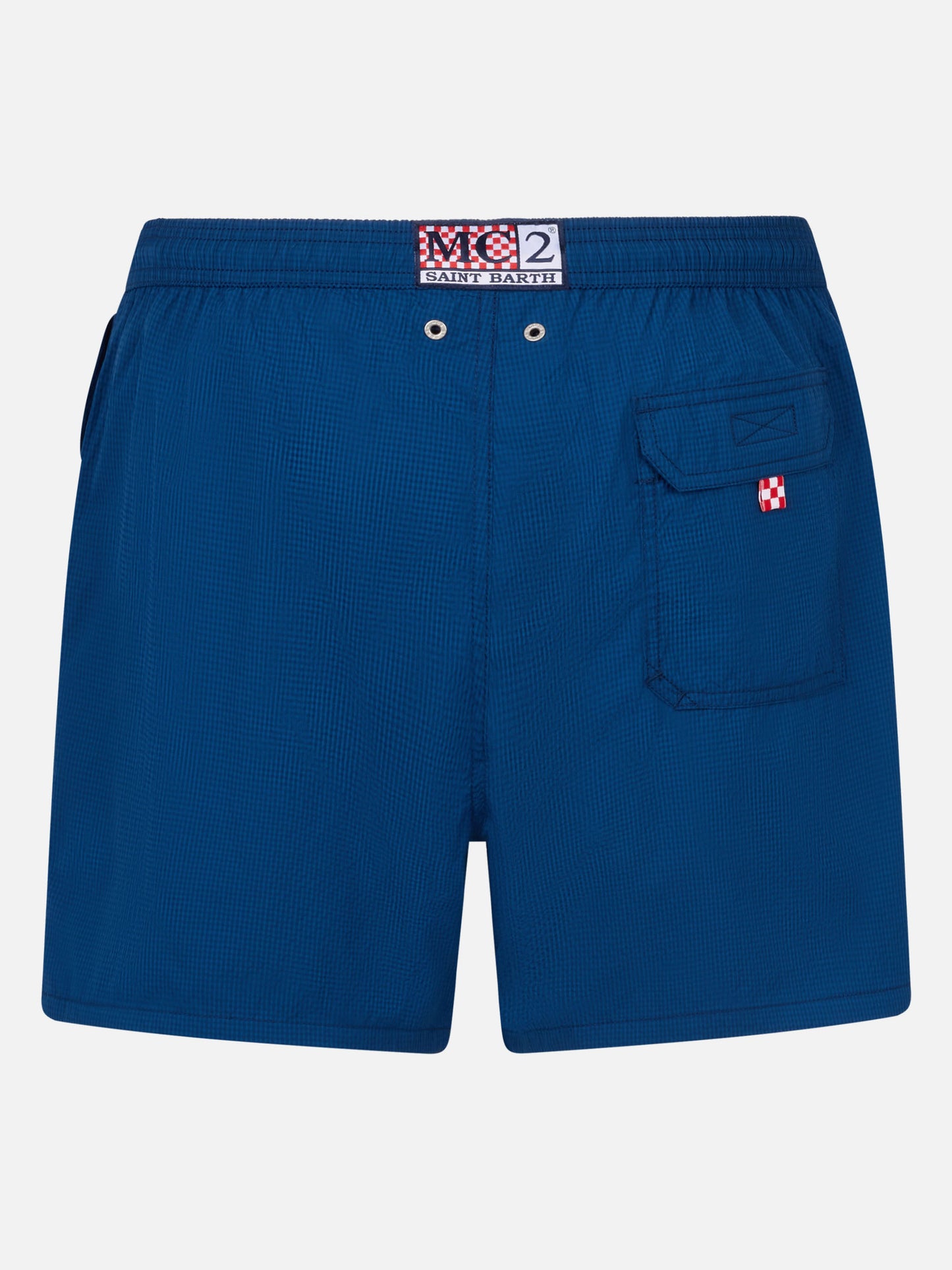 Herren-Badeshorts aus Seersucker Patmos