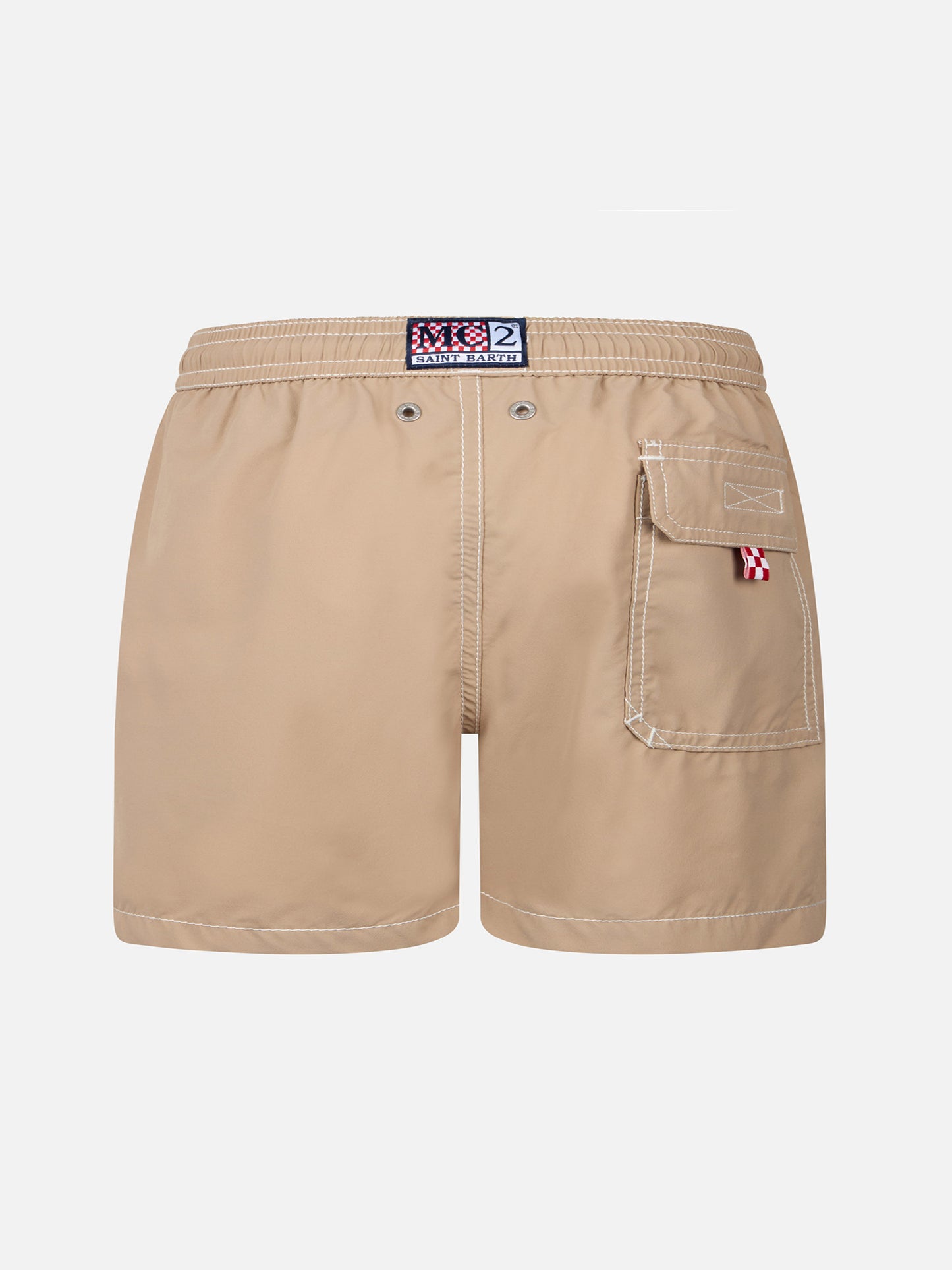 Costume da bagno da bambino di media lunghezza beige Patmos Jr