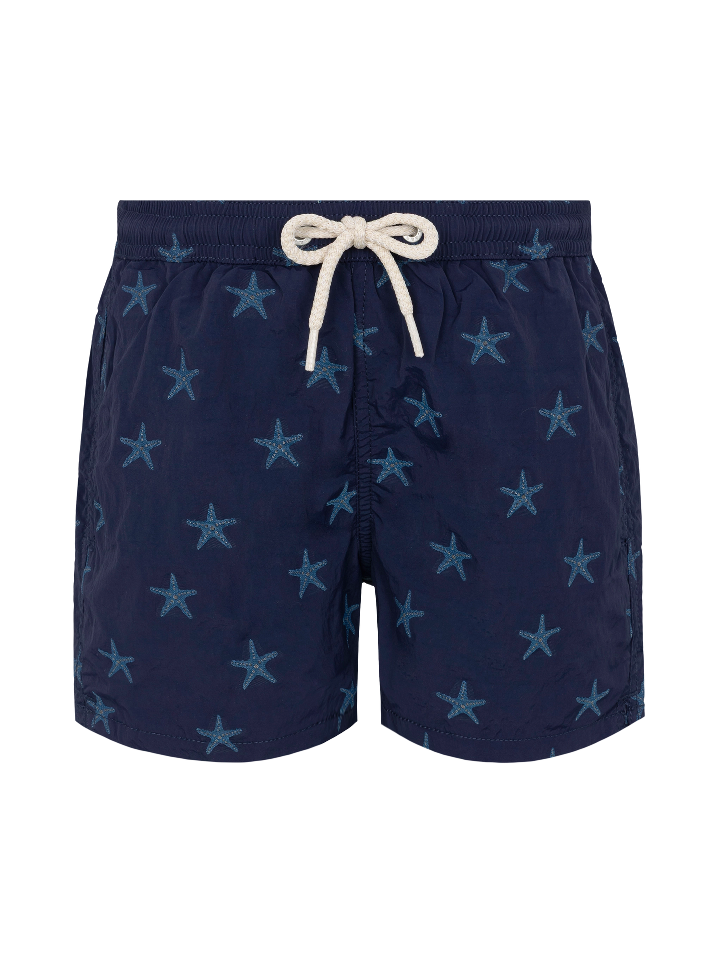 Patmos Jr mittellange Badeshorts mit Seestern-Jacquard