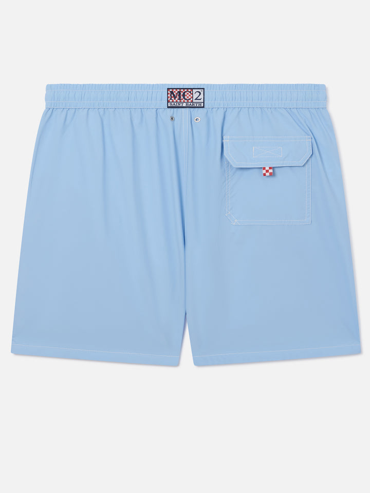 Light blue long swim shorts Patmos