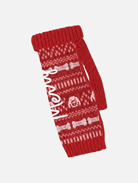 Hundepullover mit Merry-Stickerei