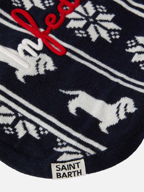 Dog sweater with Infedele embroidery