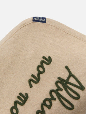 Maglioncino per cani con ricamo Abbaio ma non mordo