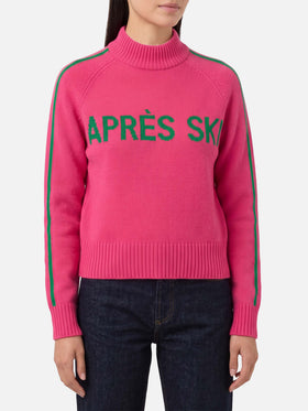 Pull col montant Peak avec broderie Après Ski 