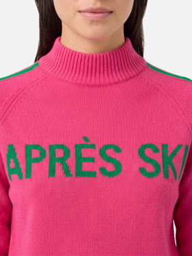 Pull col montant Peak avec broderie Après Ski 